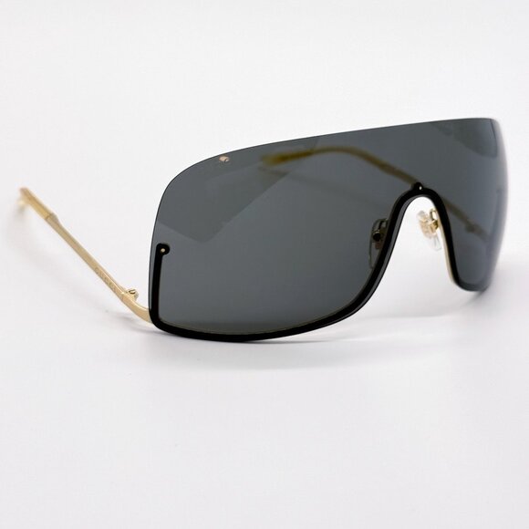 NEW GUCCI GG1560S 001 SHIELD GOLD UNISEX SUNGLASSES GUCCI main image 13
